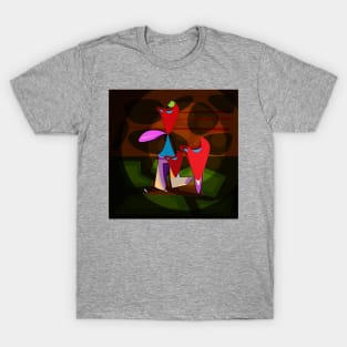 Abstract Stand Up Comedian T-Shirt